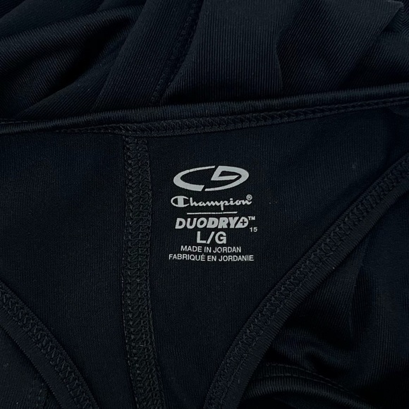 Champion Black Racerback DuoDry+ Tank Top Size Large Women’s - Picture 2 of 5